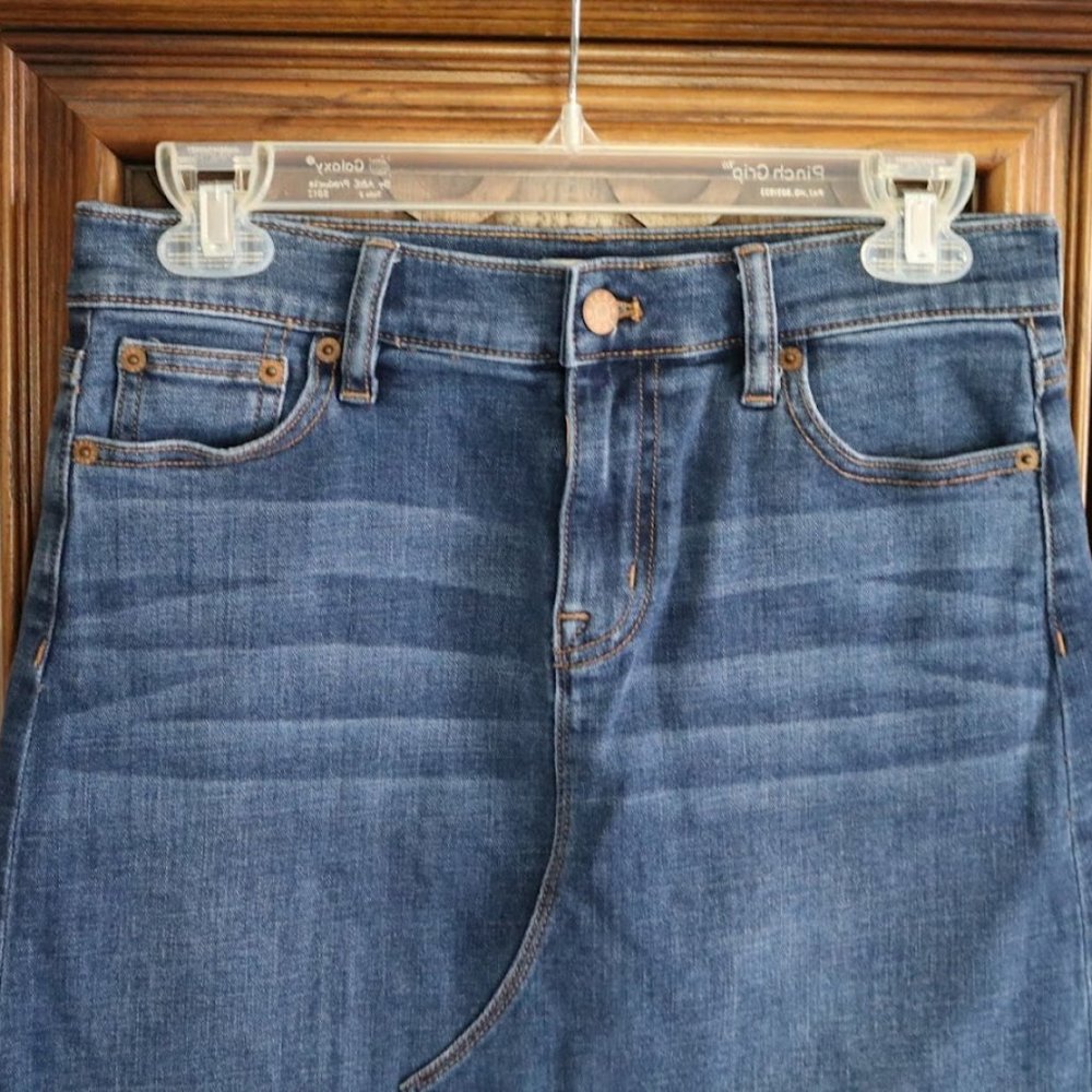 J.Crew Raw Hem Denim Skirt - Style #H4917 - Picture 5 of 16